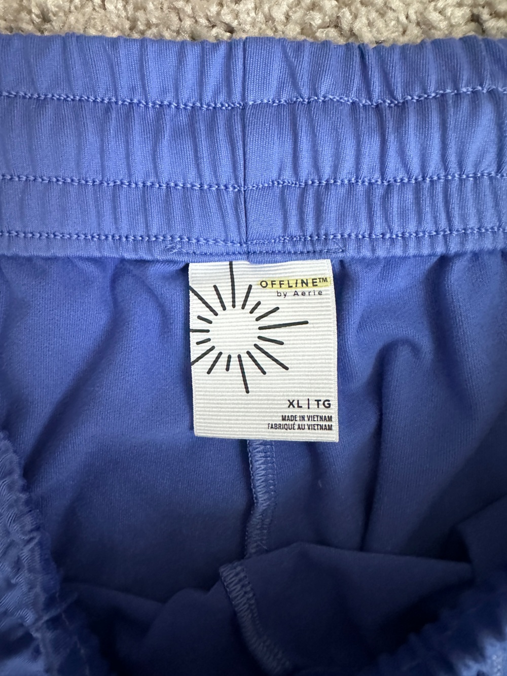 Offline by Aerie Blue Track Pants XL - Picture 2 of 2